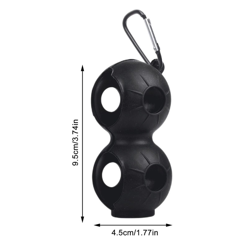 Golf Ball Holder & T ee Holder Kit Attachable to Golf Bag Easy Access US