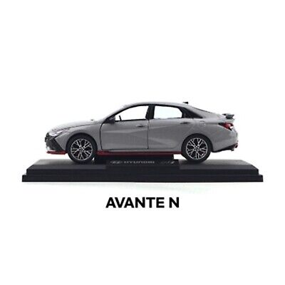 Hyundai Motor Avante N Elantra Gray Diecast Mini Car 1:38 Display Miniature Toy