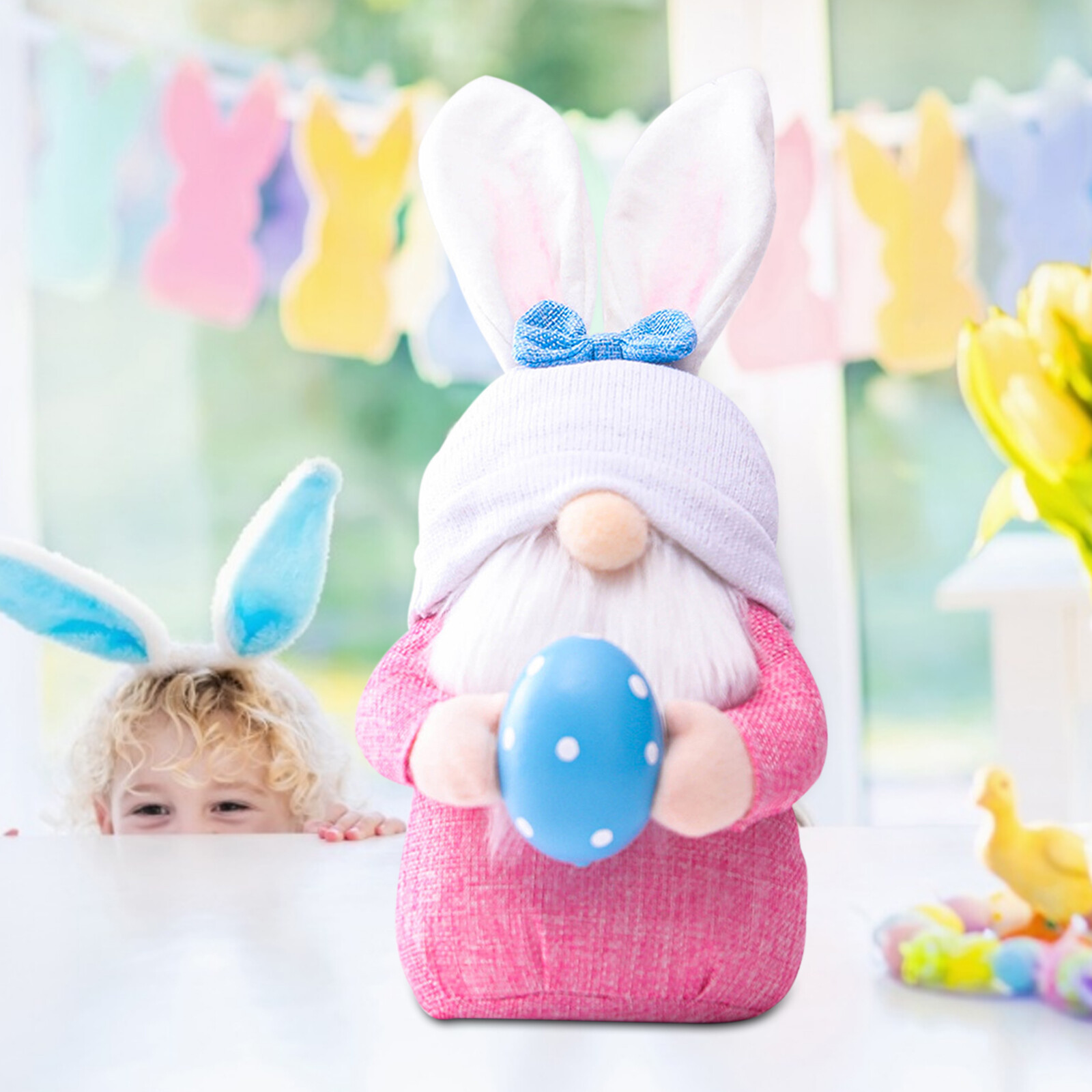 SANGSHI Ostern Deko Wichte,Easter Day GNOME Zwergpuppe, Schlafzimmer Wohnzi