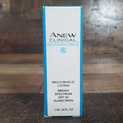Avon Anew Clinical Skinvincible Multi Shield Lotion Travel Size Skin Care SPF 50
