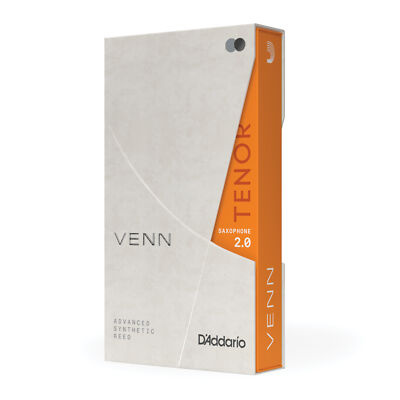 D'Addario VENN Tenor Saxophone Reed, G2, Strength 2.0, 1-Pack