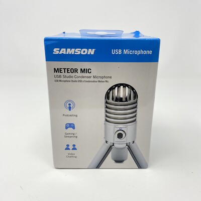 Samson Meteor Mic Condenser Wired - USB Professional Microphone - NEW