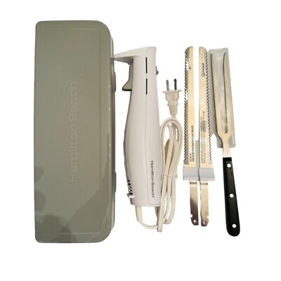 Hamilton Beach Electric Knife Set for Carving Meats, 2 blades