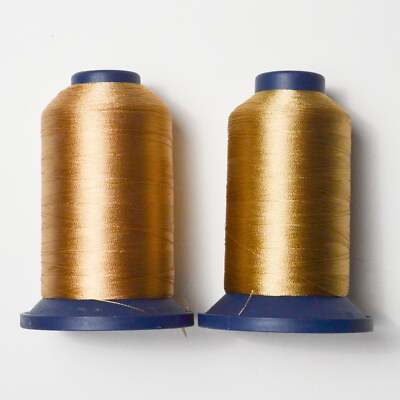 Golden Tan 2570 Robison-Anton Rayon 40 wt. Thread - 2 5500 Yd Spools