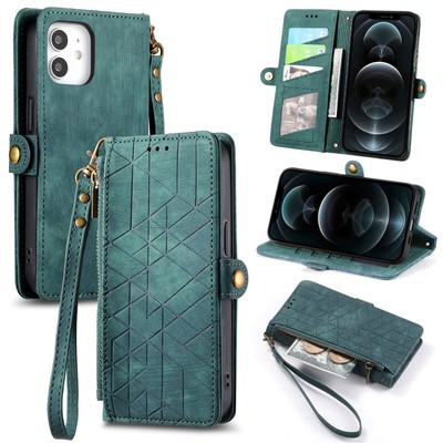For Oppo Realme GT Neo 3T 5G Reno 8 Pro Leather Geometry Wallet Phone Case