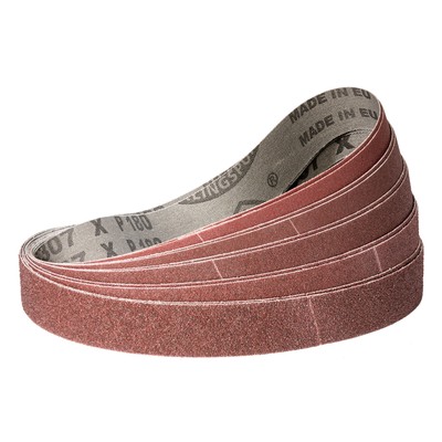 Klingspor Schleifband Set 30 x 533 mm Gewebe Schleifbänder Körnung Korn 40-180