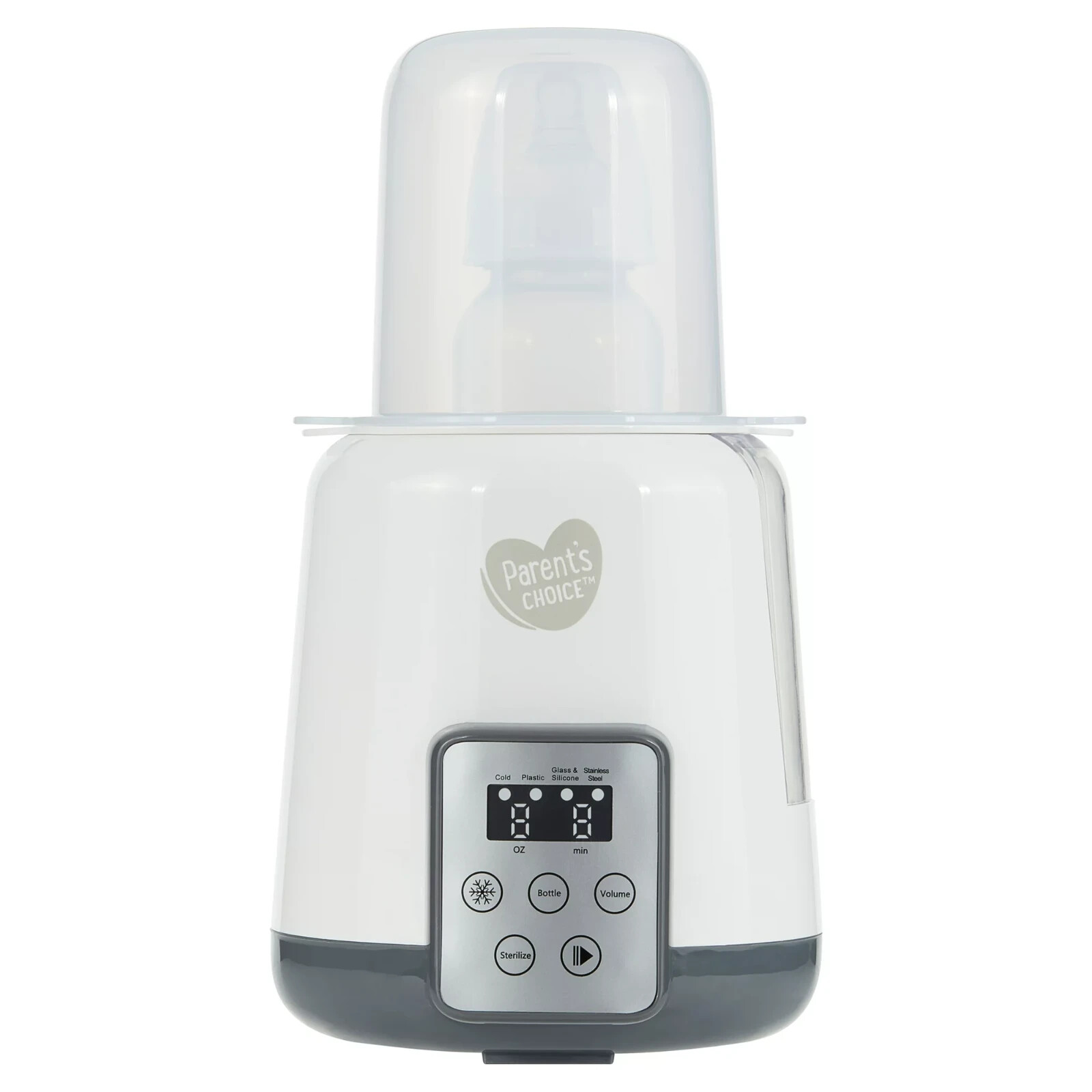 Parent's Choice Electric Baby Bottle Warmer and Sterilizer 353465 White