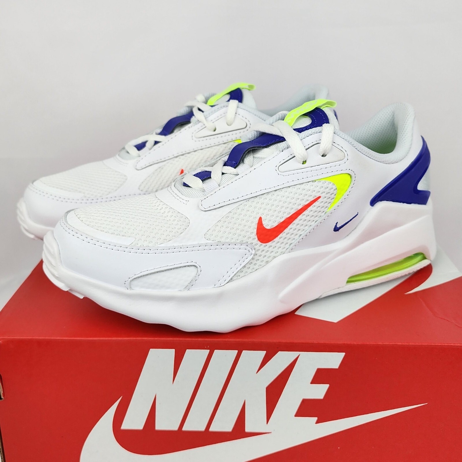 Nike Air Max Bolt Gs White Crimson Volt CW1626-103 Youth Size 6.5Y/Womens  Size 8 | eBay