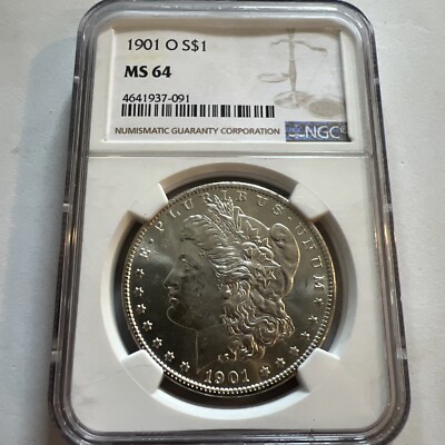 1901-O Morgan Silver Dollar NGC MS-64 J-55