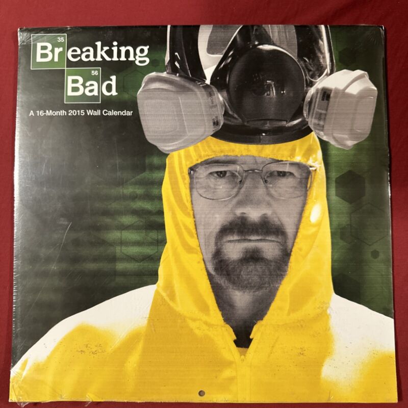Breaking Bad RARE NEW SEALED 2015 Calendar Aaron Paul Cranston