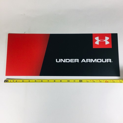 Under Armour Logo Store Retail Display Acrylic Sign Red Black