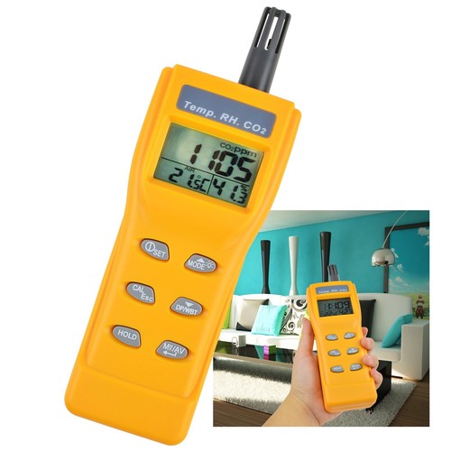Carbon Dioxide Tester Handheld CO2 Temp RH Humidity Meter Air Quality Diagnose 600316560665 eBay