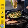 Lodge Pre-Seasoned Cast Iron Skillet Set - Set Includes 8 Inch Skillet, 10.25 Inch Skillet, and 12 inch Skillet - 3 Piece