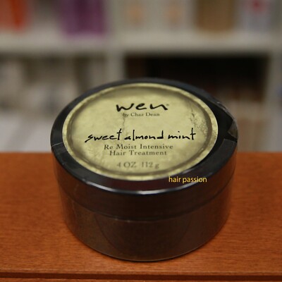 Wen Chaz Dean Sweet Almond Mint Re Moist Intensive Hair Moisture Cream 4 OZ-seal