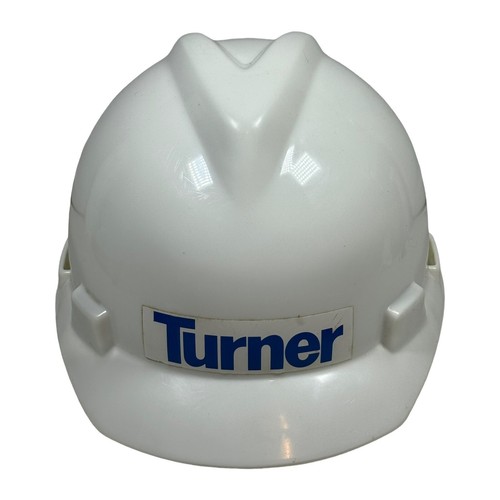 Vintage 1981 White MSA V-Gard Hard Hat Class B, Model Z89.1
