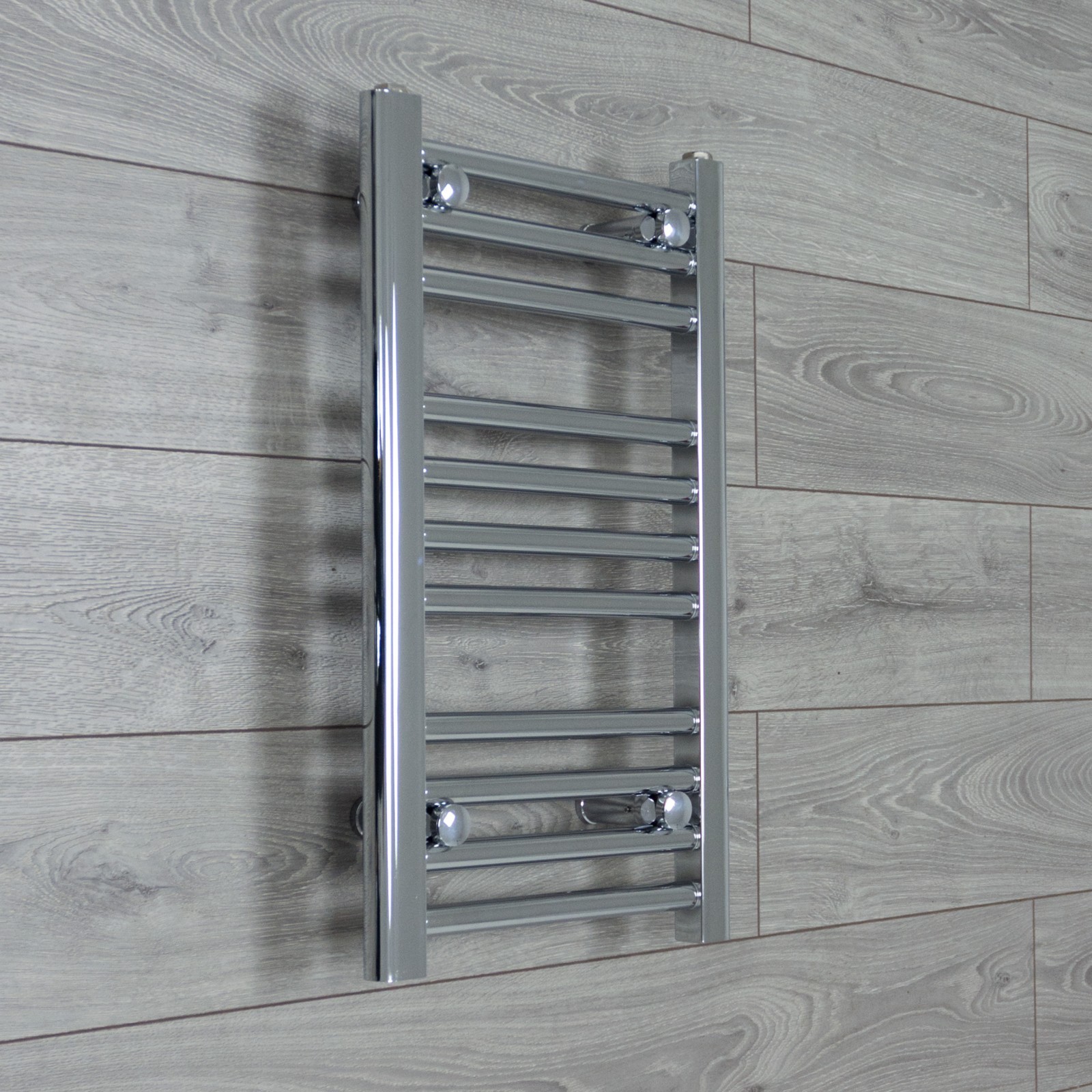 400 mm Wide Chrome Ladder Heated Towel Rail Radiator Designer Bathroom