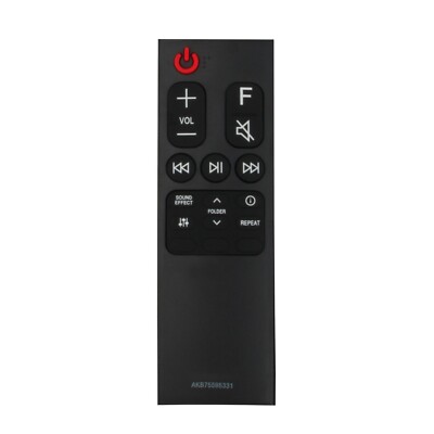 AKB75595331 Replace Remote Control for LG Sound Bar SLM4R SL6Y SL7Y SN5Y SN6Y