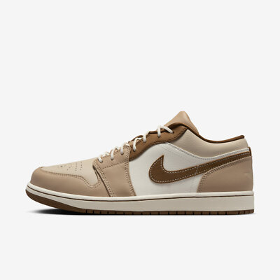 Nike Air Jordan 1 Low SE [HF5753-221] Men Casual Shoes Hemp/Lt British Tan-Sail