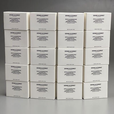 GROWN ALCHEMIST 20-PACK! Cleansing Bar Geranium Leaf, Bergam