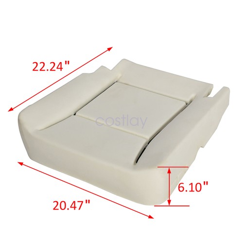 For 06-10 Dodge Ram 2500 3500 Driver Side Seat Bottom Foam Cushion + Seat Cover