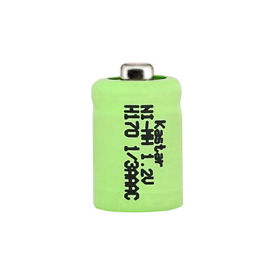 Kastar 1/3 AAA 1/3AAA 170 mAh Button Top MiMH Battery for Solar Lights