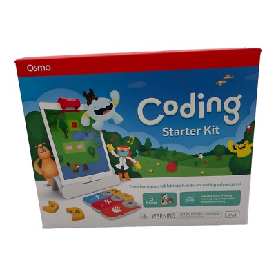 Osmo Coding Starter Kit for iPad 3 Learning Games Ages 5-10 STEM