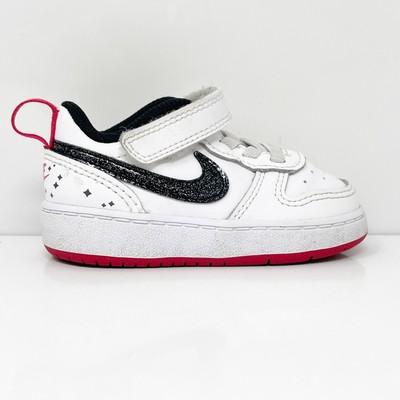 

Nike Boys Court Borough Low 2 SE DM0112-100 Белая повседневная обувь Кроссовки Размер 5Y, Белый, Court Borough Low 2 SE
