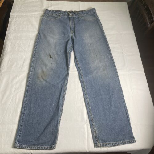 Vintage Levi' Silvertab Low Loose Jeans Men's 33x32 (36”x32 Vintage Levi' Silvertab Low Loose Jeans Men's 33x32 (36”x32