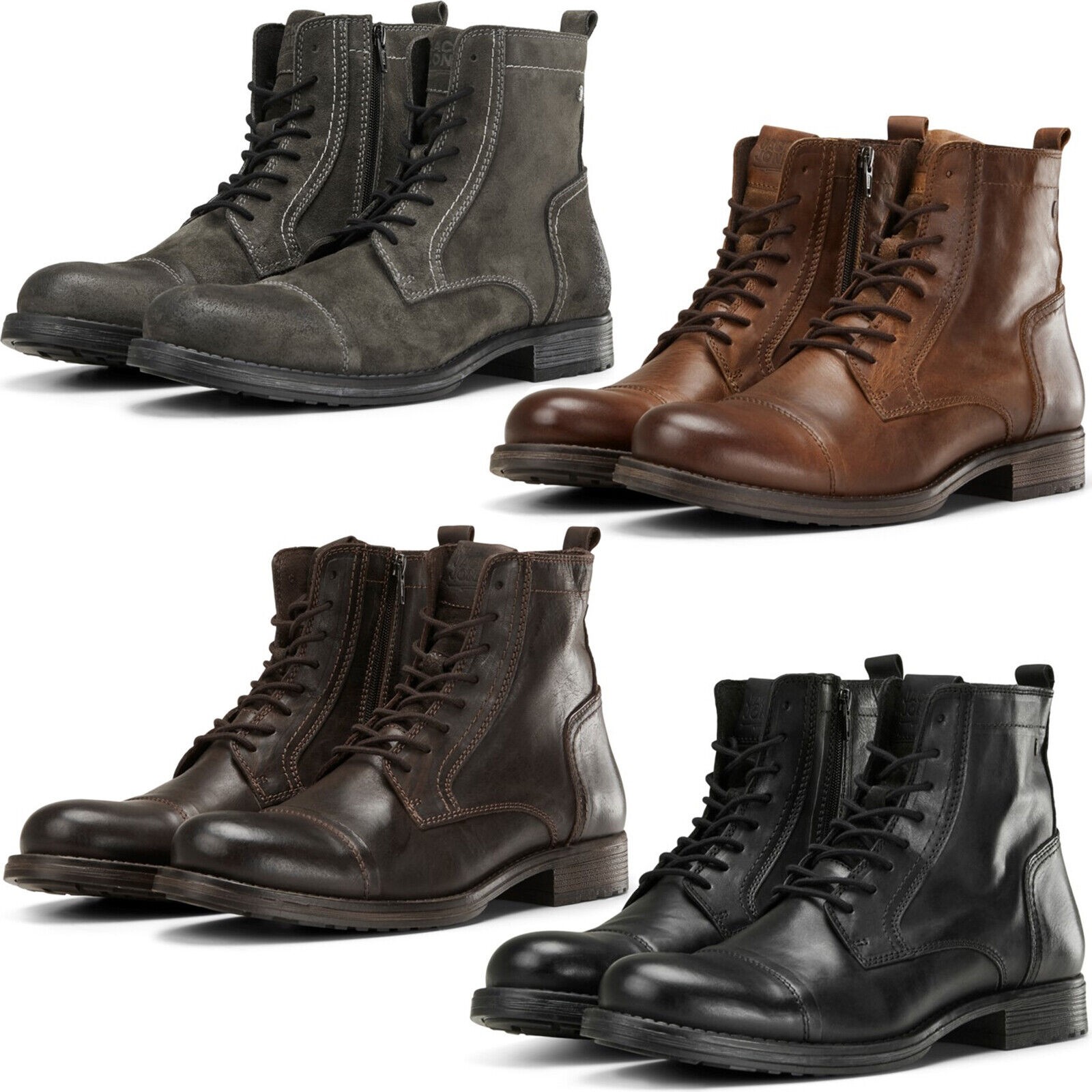 Jack \u0026 Jones Ankle Boots Mens Leather 