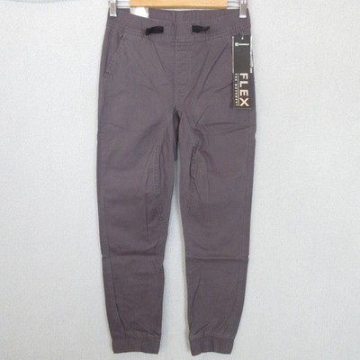Southpole Flex Jogger Pants Womens S (8) Dark Grey Elastic Waist Cuffed Stretch