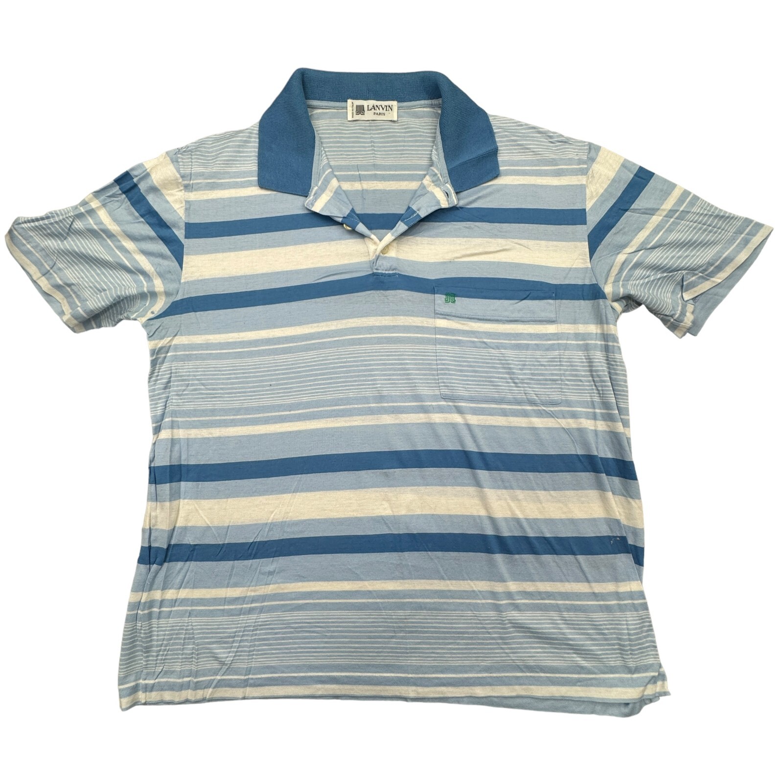 LANVIN - 値下げ【新品未使用】LANVIN ゴルフ長袖シャツ ネイビー VG4FLS04M LANVIN - 値下げ【新品未使用】LANVIN ゴルフ長袖シャツ