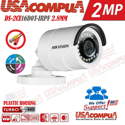 HIKVISION 2MP Camera Bullet DS-2CE16D0T-ITPF 2.8mm HDTVI  20m IR Outdoor 1080p