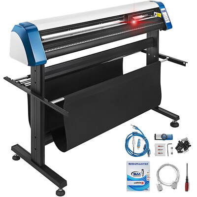 53'' Vinyl Cutter Plotter Sign Cutting Machine Signmaster Software LCD Screen