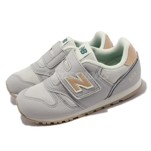 Повседневная обувь для малышей New Balance 373 с широким серым коричневым ремешком IZ373RI2-W