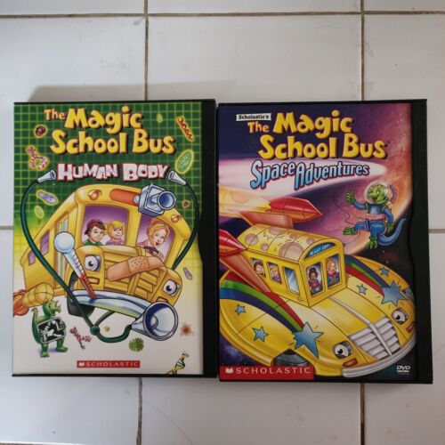 The Magic School Bus - Space Adventures & Human Body DVD Lot