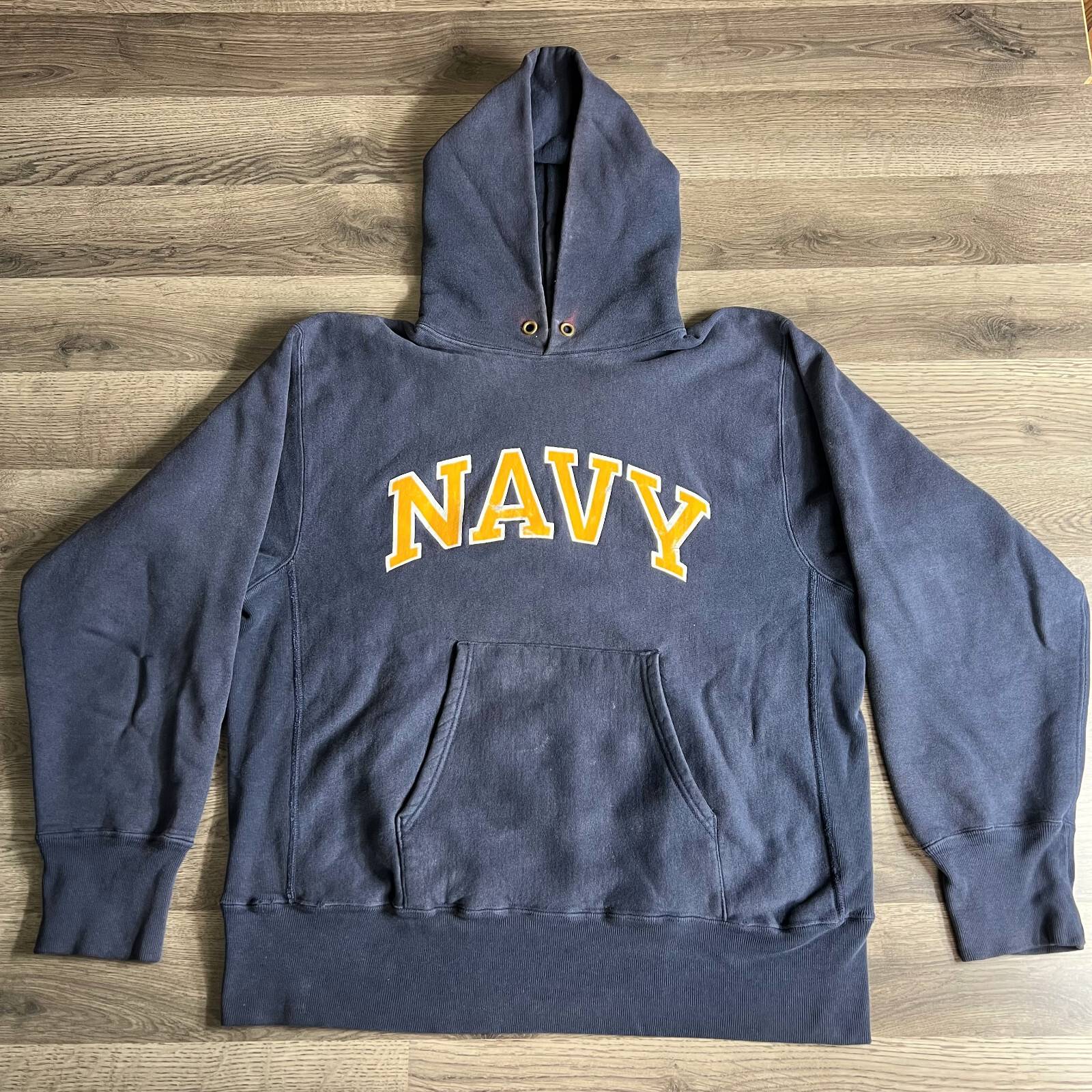 【80s】 champion トリコタグ ネイビー reverse weave VTG Champion Reverse Weave Hoodie Navy 1980s Made in USA