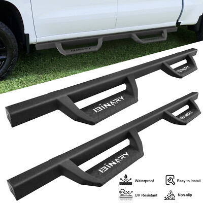 For 2005-2024 Nissan Frontier Crew Cab Running Board Nerf Bar Drop Step 