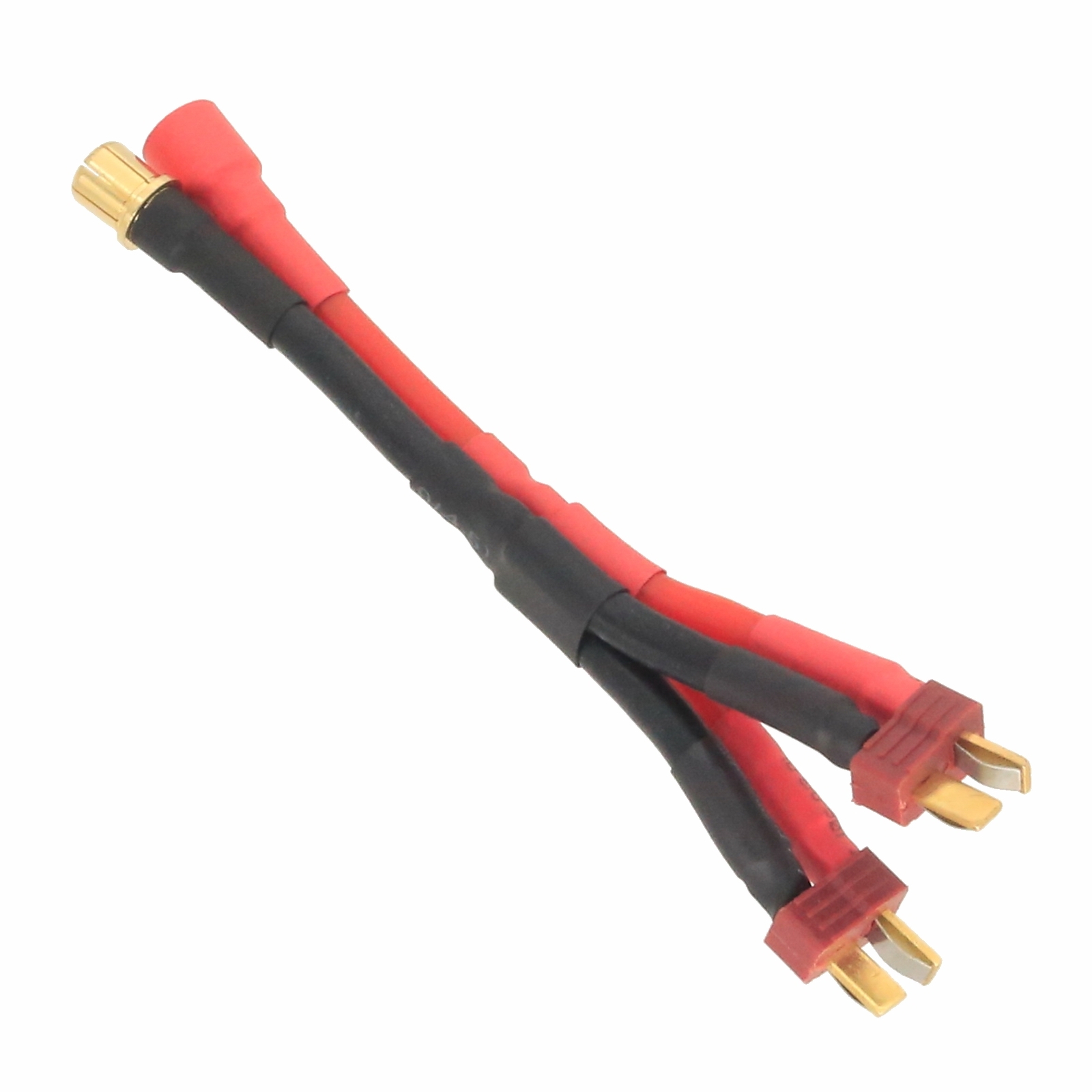 Faden「008_Lou_Parallel」 Parallel Wire HXT 8mm 1 Female to 2 Male Deans Nylon T Plug