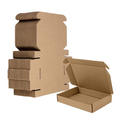 50 Pack 6x4x1 Inches Small Shipping Boxes, Brown Corrugated Cardboard Boxes, ...