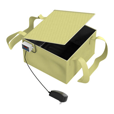 Versatile Dough Proofer with Heater, Bread Pizza Dough Proofing Box Temperature