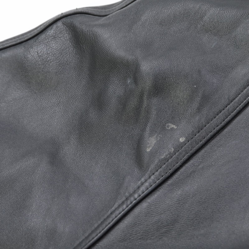 Rare Vintage ROCAWEAR NY Spell Out Full Zip Leather Jacket
