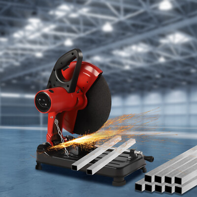 14'' 2200W Electric Abrasive Chop Saw Cut Off Machine 0-45° Adjustable Angle 110V