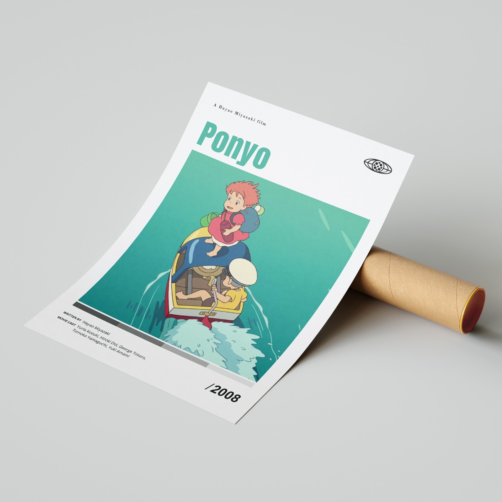 Ponyo Movie Poster Print, Wall Art - Unframed