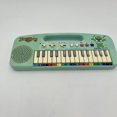 Muppet Babies Keyboard Kermit Casio EP-10 1987 Vintage TESTED and WORKING