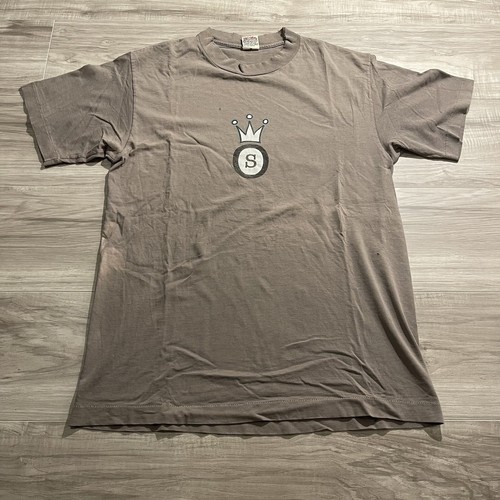 90s Stussy graphic made in USA t-shirt | M | Black Skate