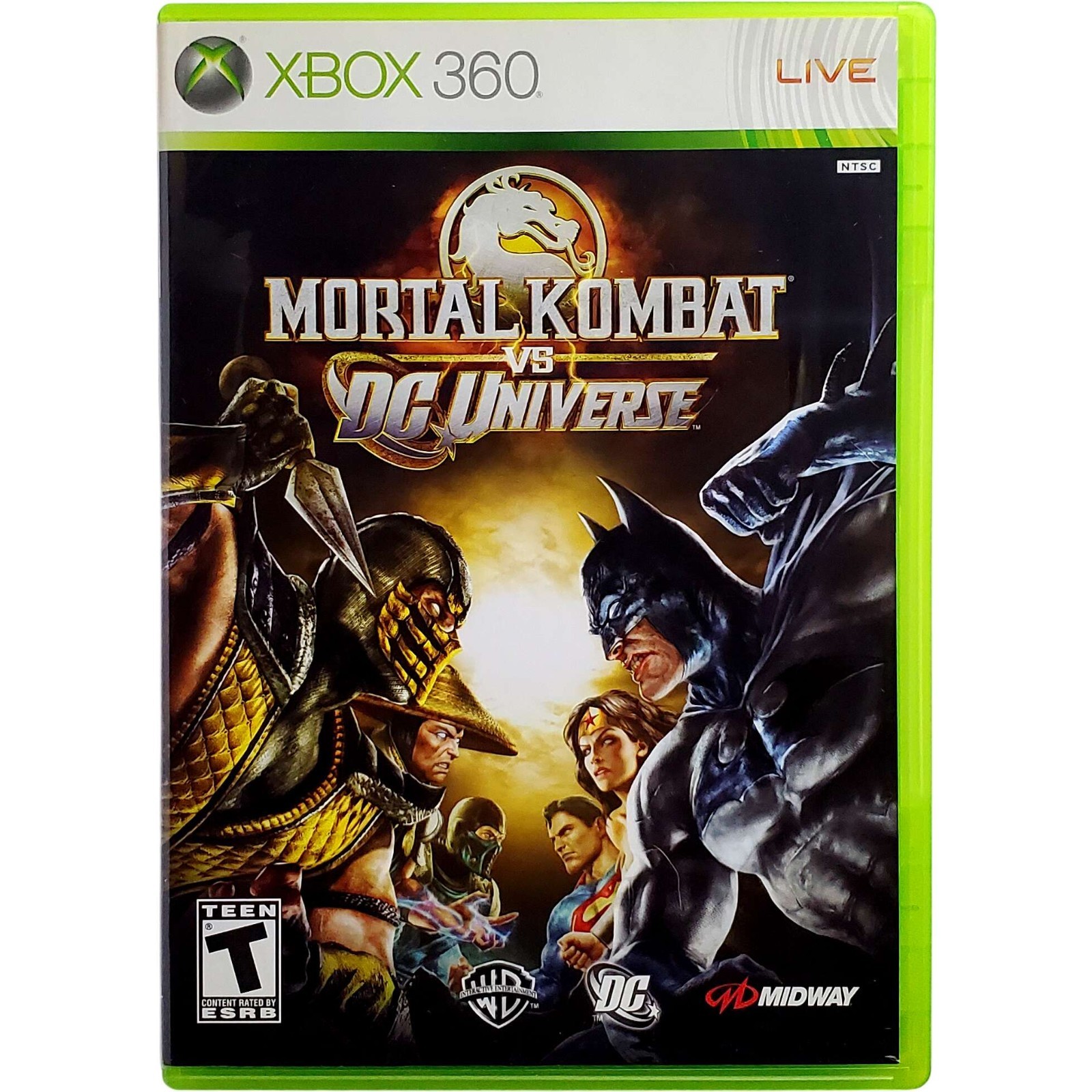 Mortal Kombat Vs. DC Universe - Microsoft Xbox 360 600 Pristine Tested