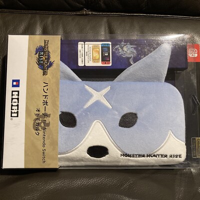 Palamute Otomo Garku Monster Hunter Rise Pouch Carrying Case Nintendo Switch
