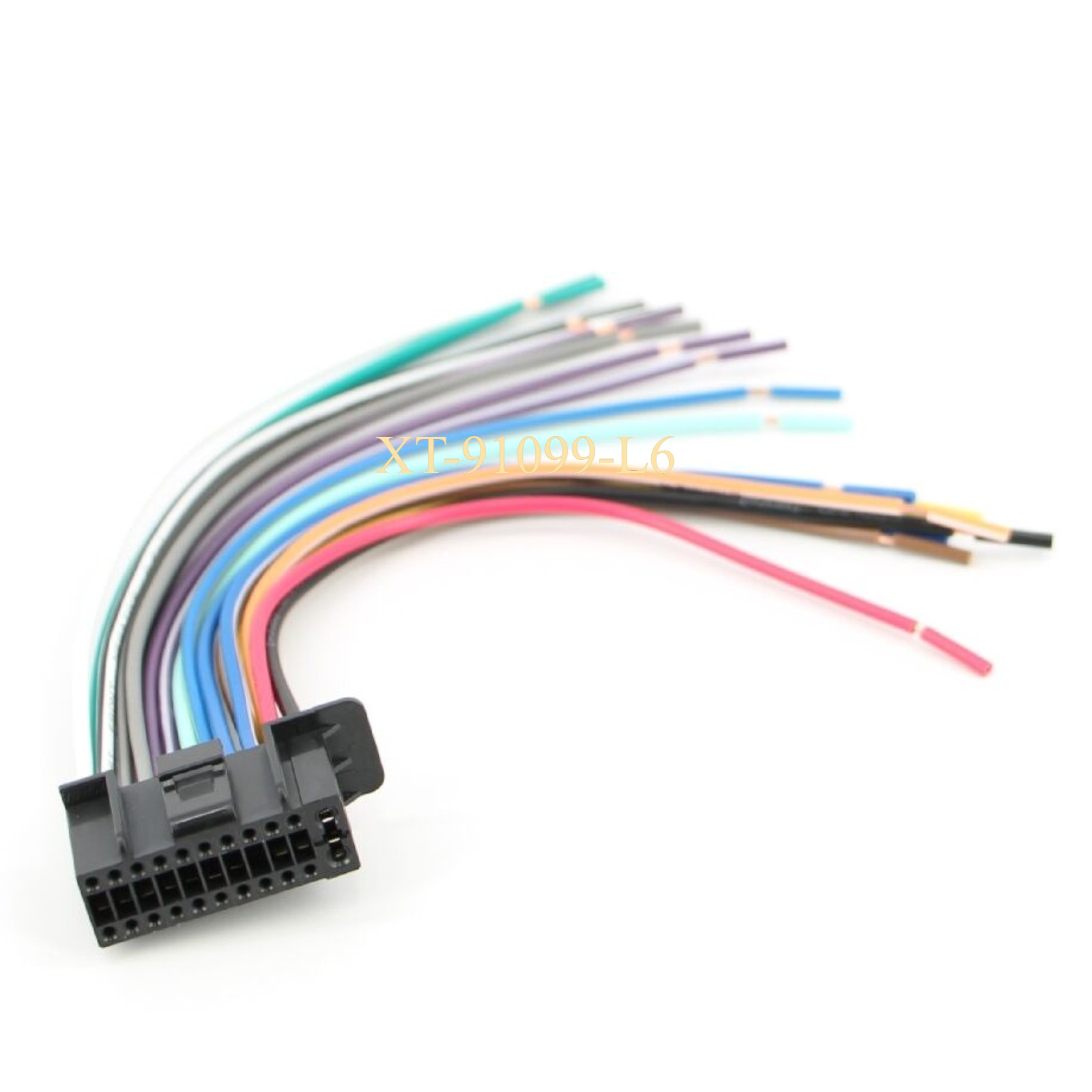 Xtenzi Radio Stereo Power Wire Harness 22Pin Plug for JVC KW