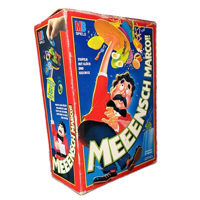 Mensch Marco Spiel - Unvollständig Als Ersatzteile MB Spiele 1991 Stapeln Party