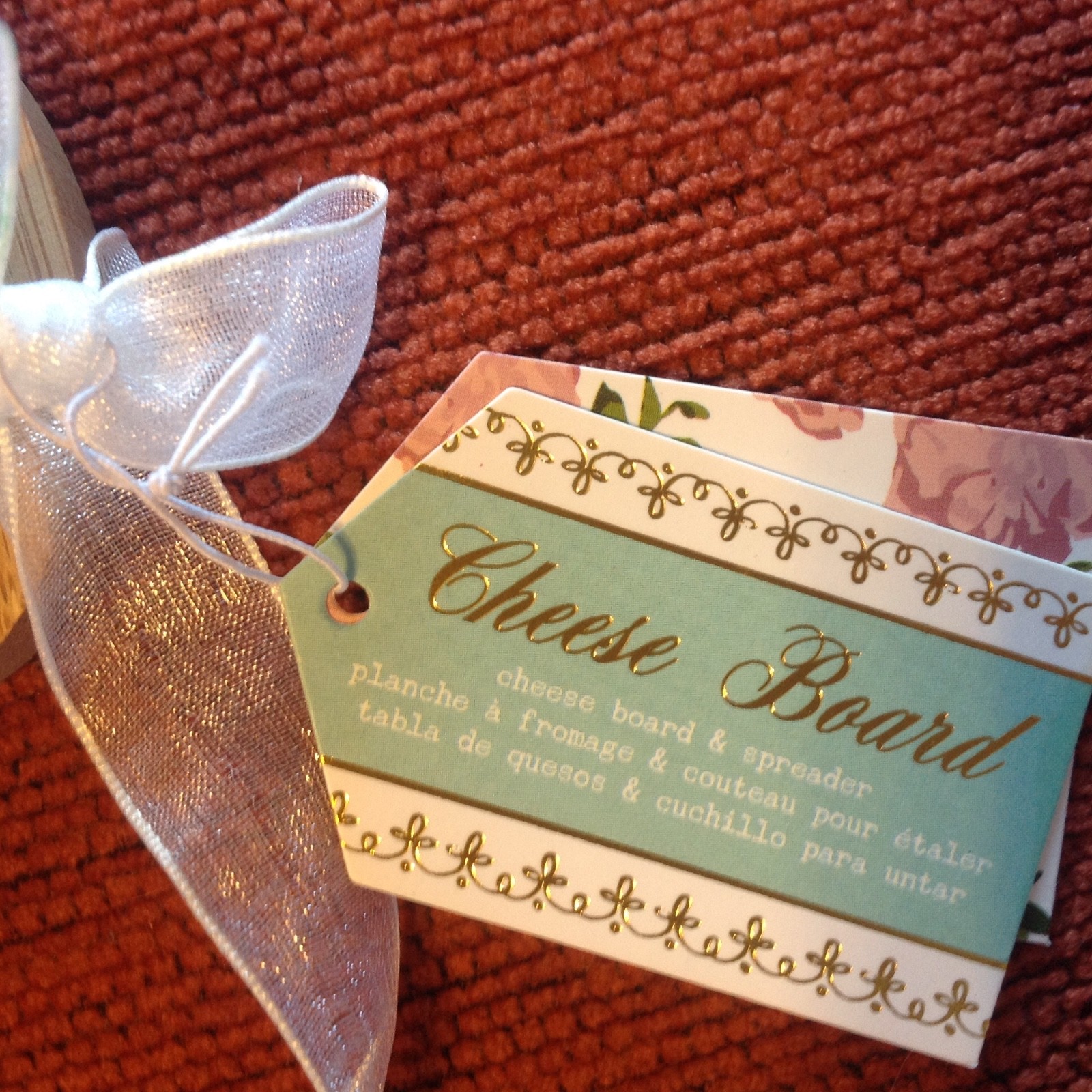 NWT Lot of 2 Kate Aspen Cup Shape Cheese Boards & Spreaders